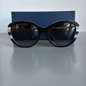 Louis Vuitton Black and Silver Sunglasses